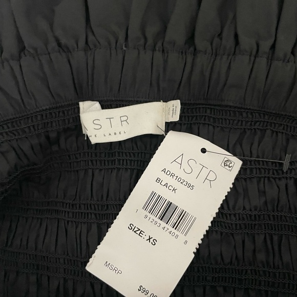 Astr the label black off the shoulder ruffle maxi dress - Picture 8 of 12